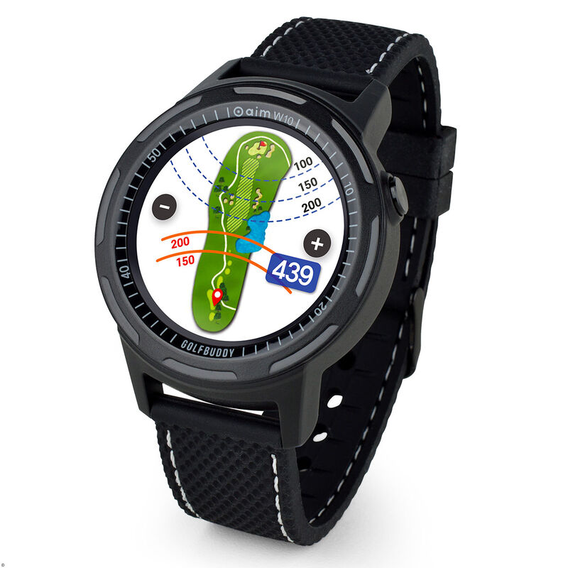GolfBuddy aim W10 GPS Watch Male Black