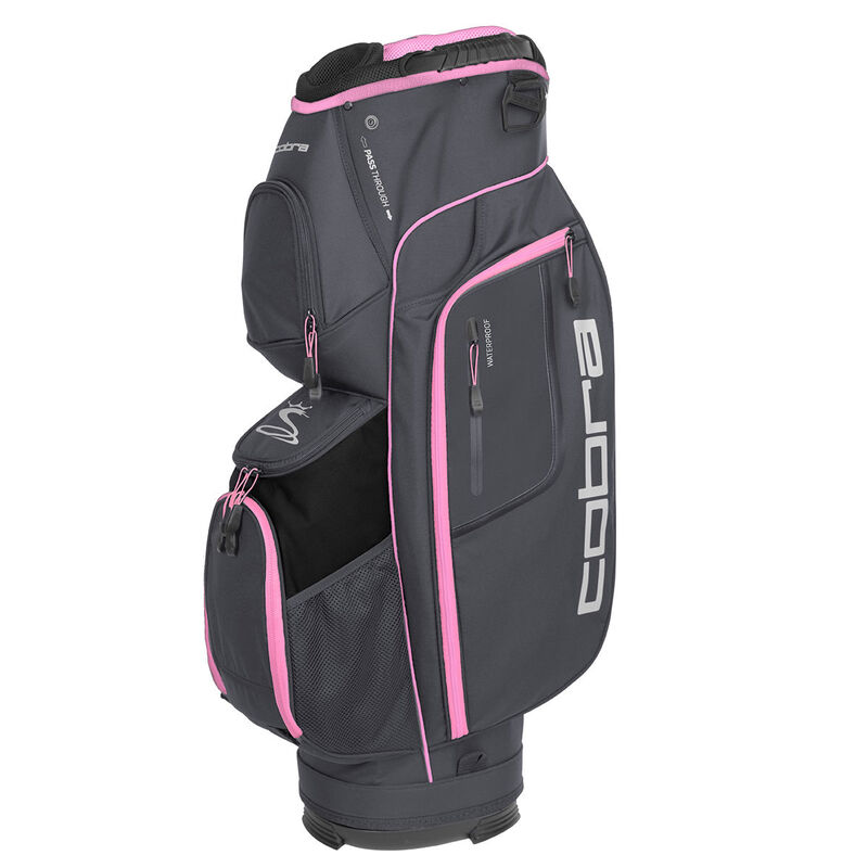 Cobra Golf Ladies XL Cart Bag, Female, Black/pink black/pink Female