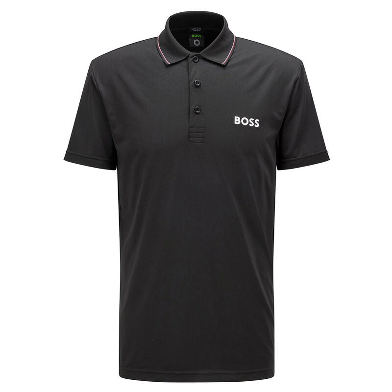 Hugo Boss Men's Paddytech Polo Shirt, Male, Black, Small black small Male