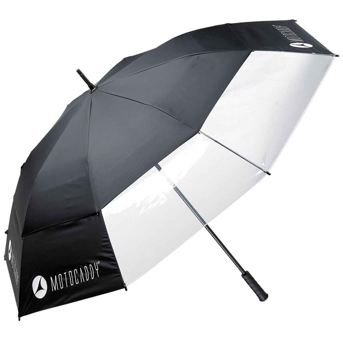 Motocaddy Mens Black Lightweight Clearview Umbrella, One Size  | Online Golf