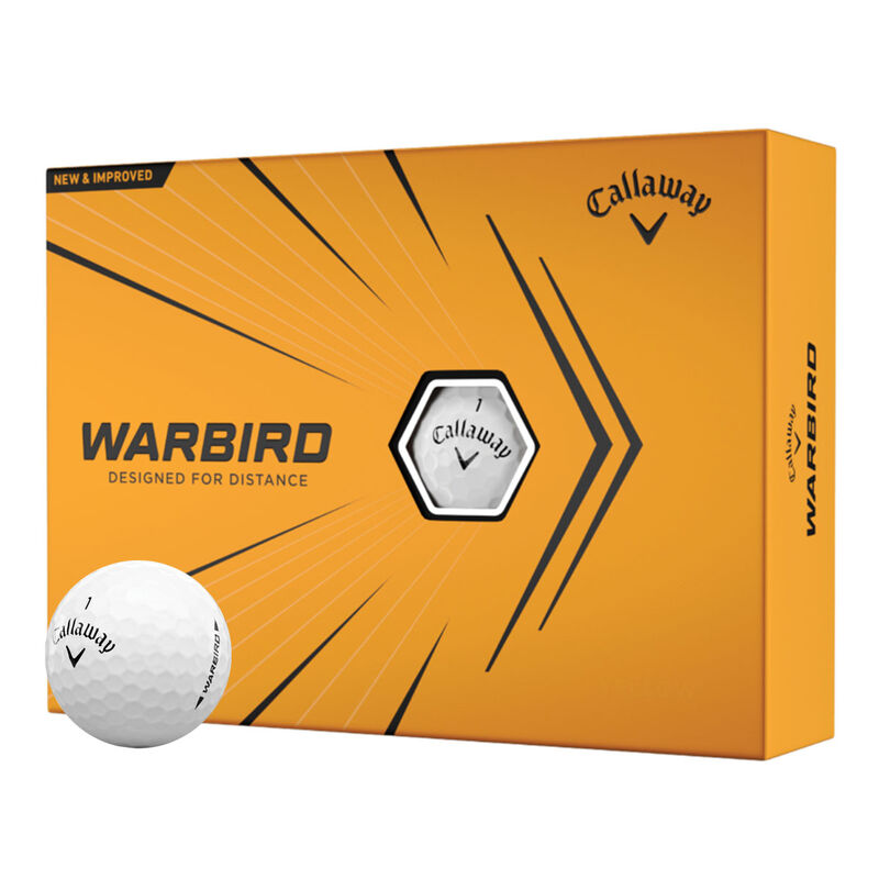 Callaway Golf Warbird 12 Balls, Male, White white Male