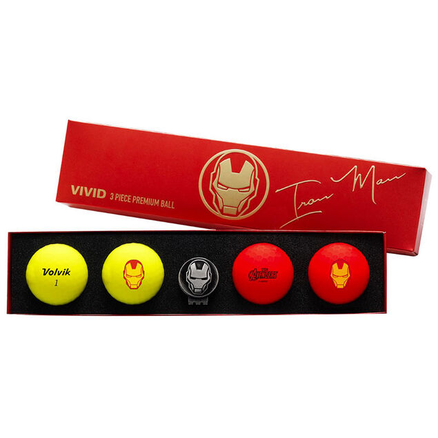 Volvik Marvel 4 Golf Balls with Marker Online Golf