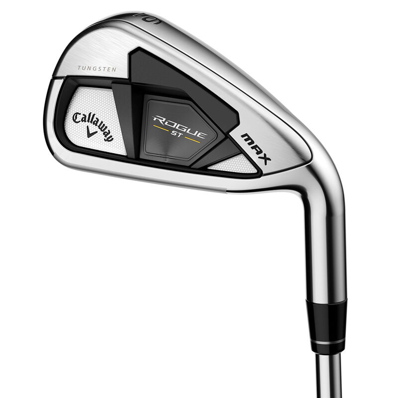 Callaway Golf Rogue ST MAX Steel Irons, Male, 5-sw (7 irons), Right hand, Steel, Regular Male