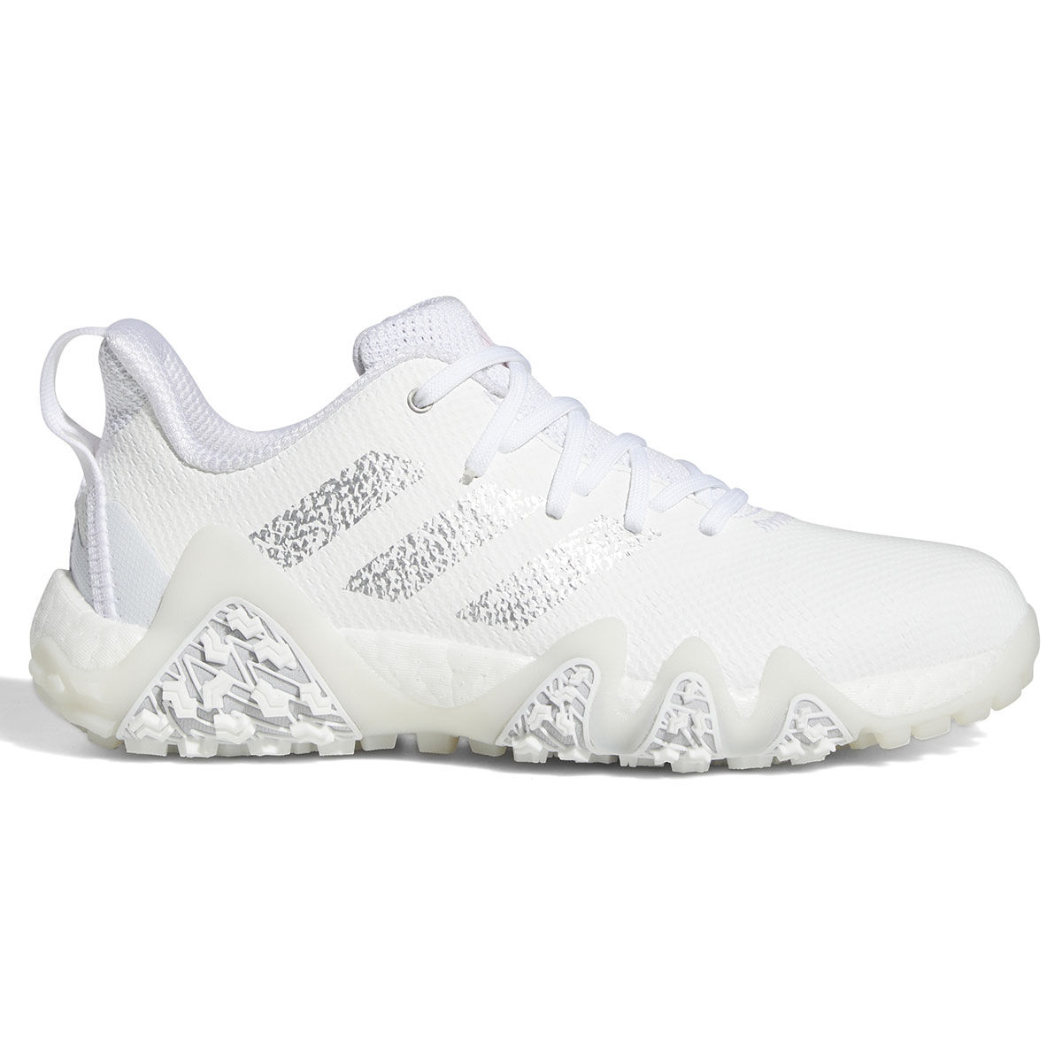 adidas Golf CodeChaos Womens Golf Shoes, Female, White/silver/bliss, 4 | American Golf