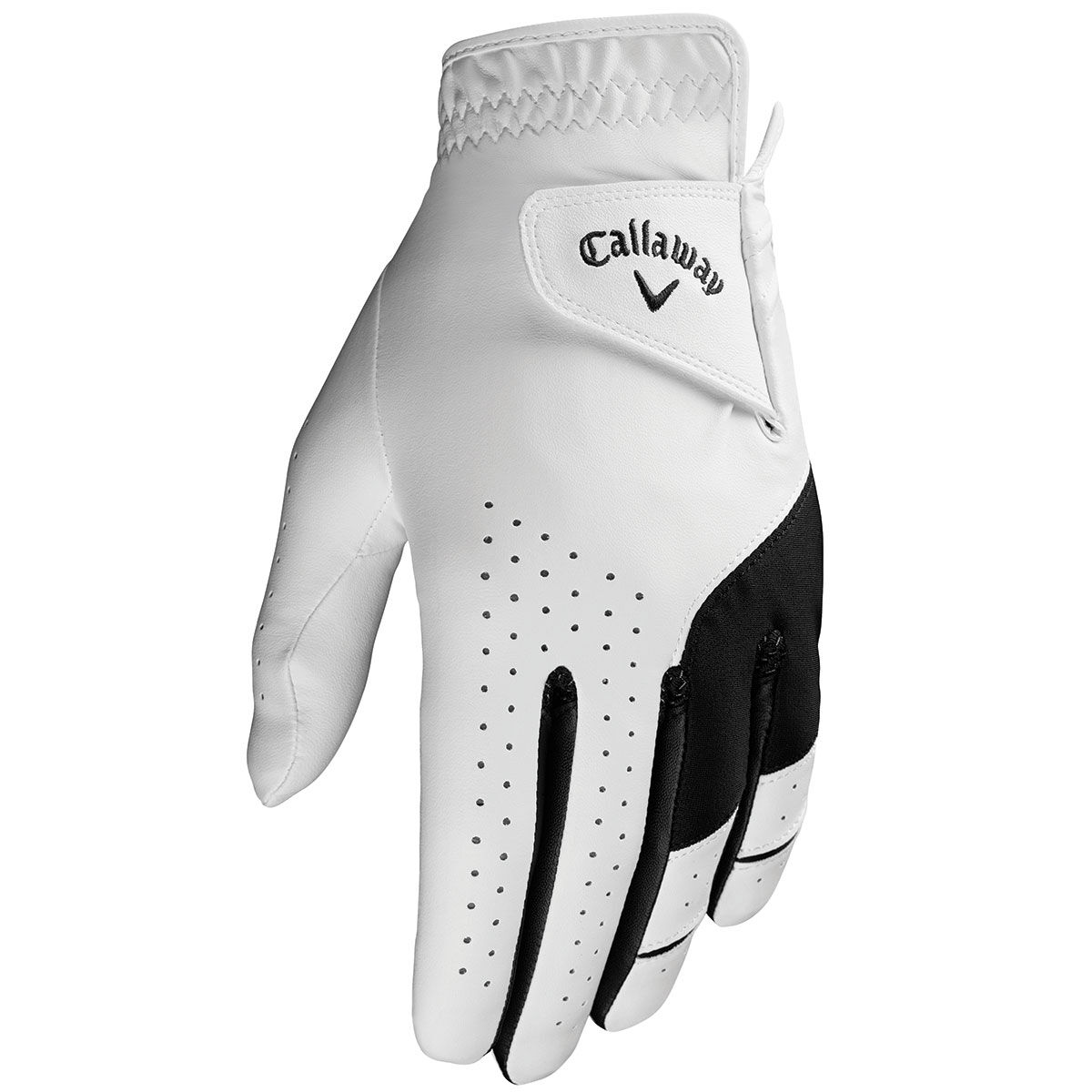 Callaway Golf Weather Spann Golf Glove, Male, Left Hand, XL, White