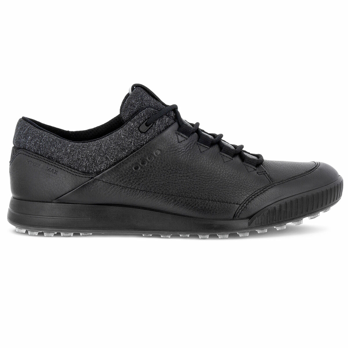 ECCO Golf Street Retro Golf Shoes, Mens, 7.5, Black, Regular  | Online Golf