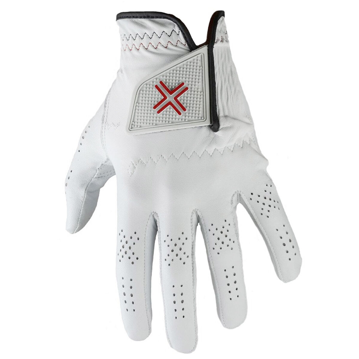 PAYNTR Golf X Golf Glove, Mens, Left hand, Large, White/grey/red  | Online Golf