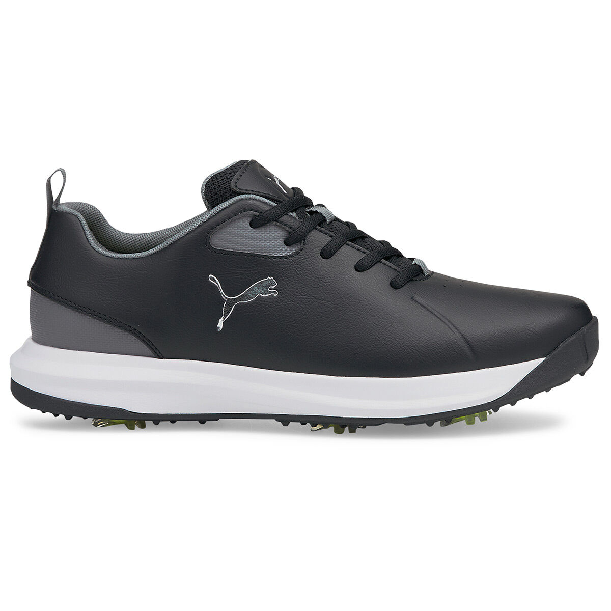 PUMA Golf Fusion FX Tech Golf Shoes, Mens, Black/silver/quiet shade, 10 | American Golf