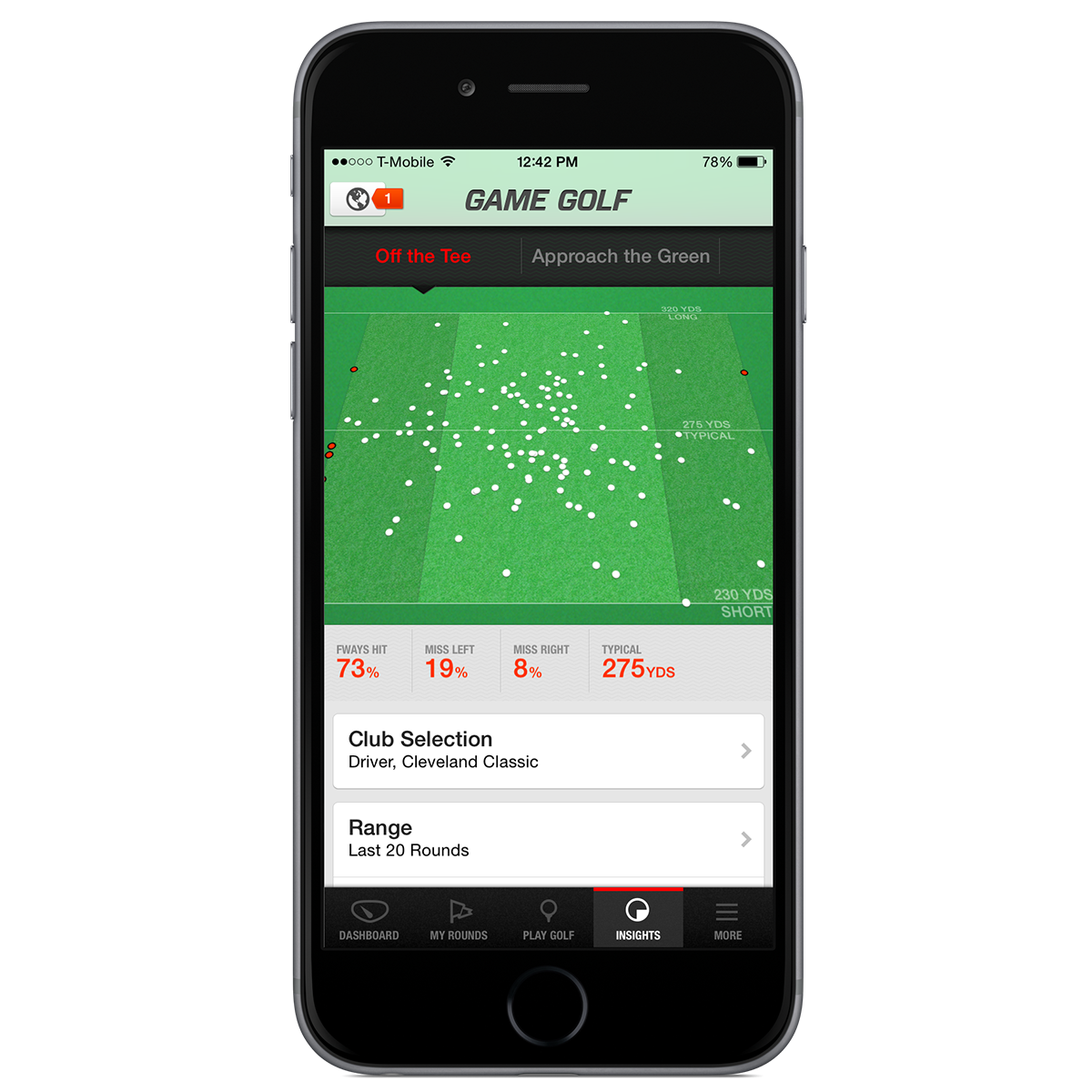 game golf live tracking system