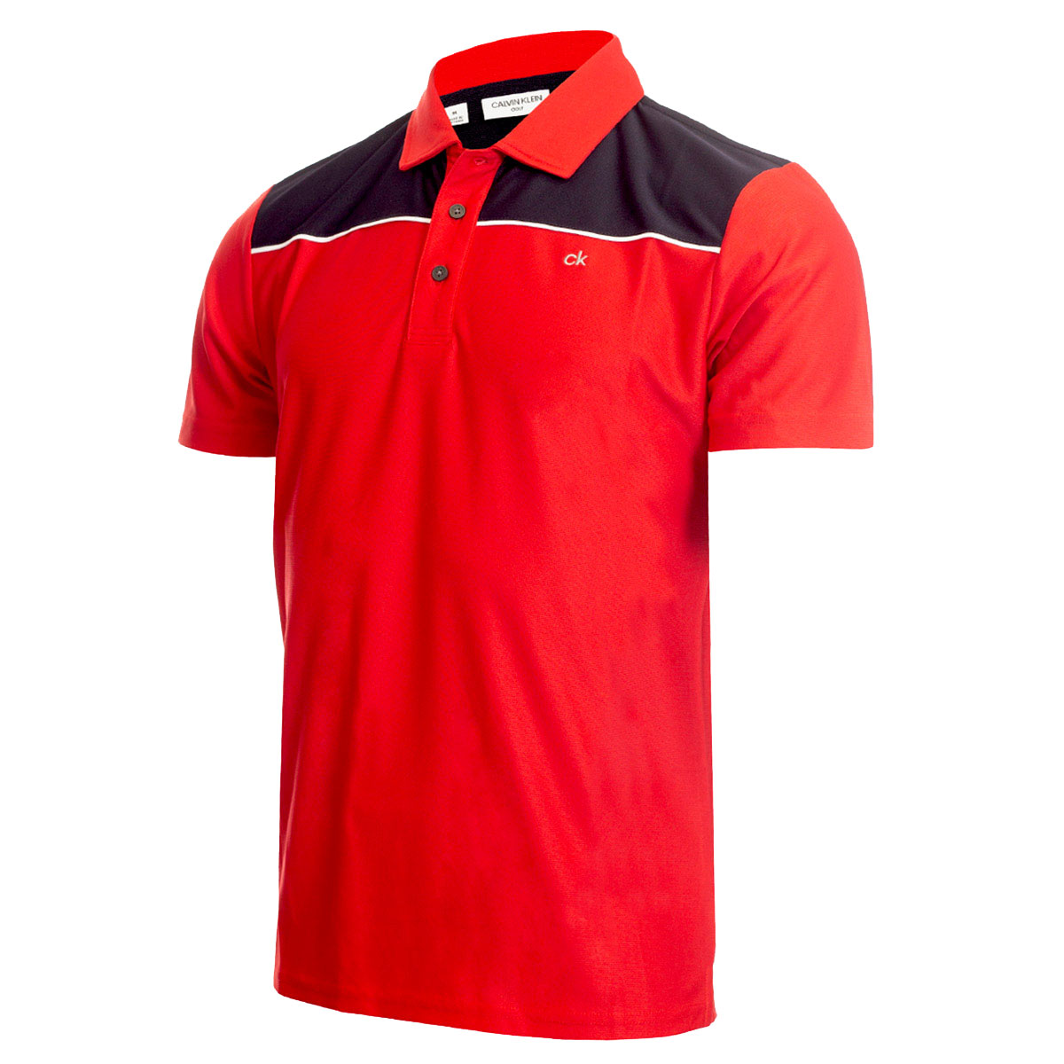 calvin klein colour block polo