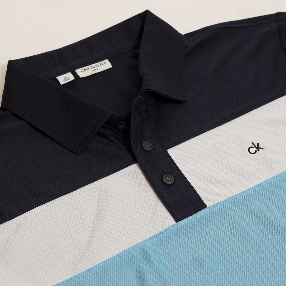 calvin klein colour block polo