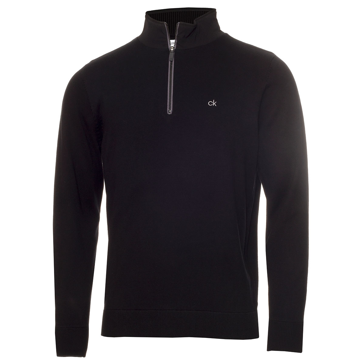 zip up neck sweater