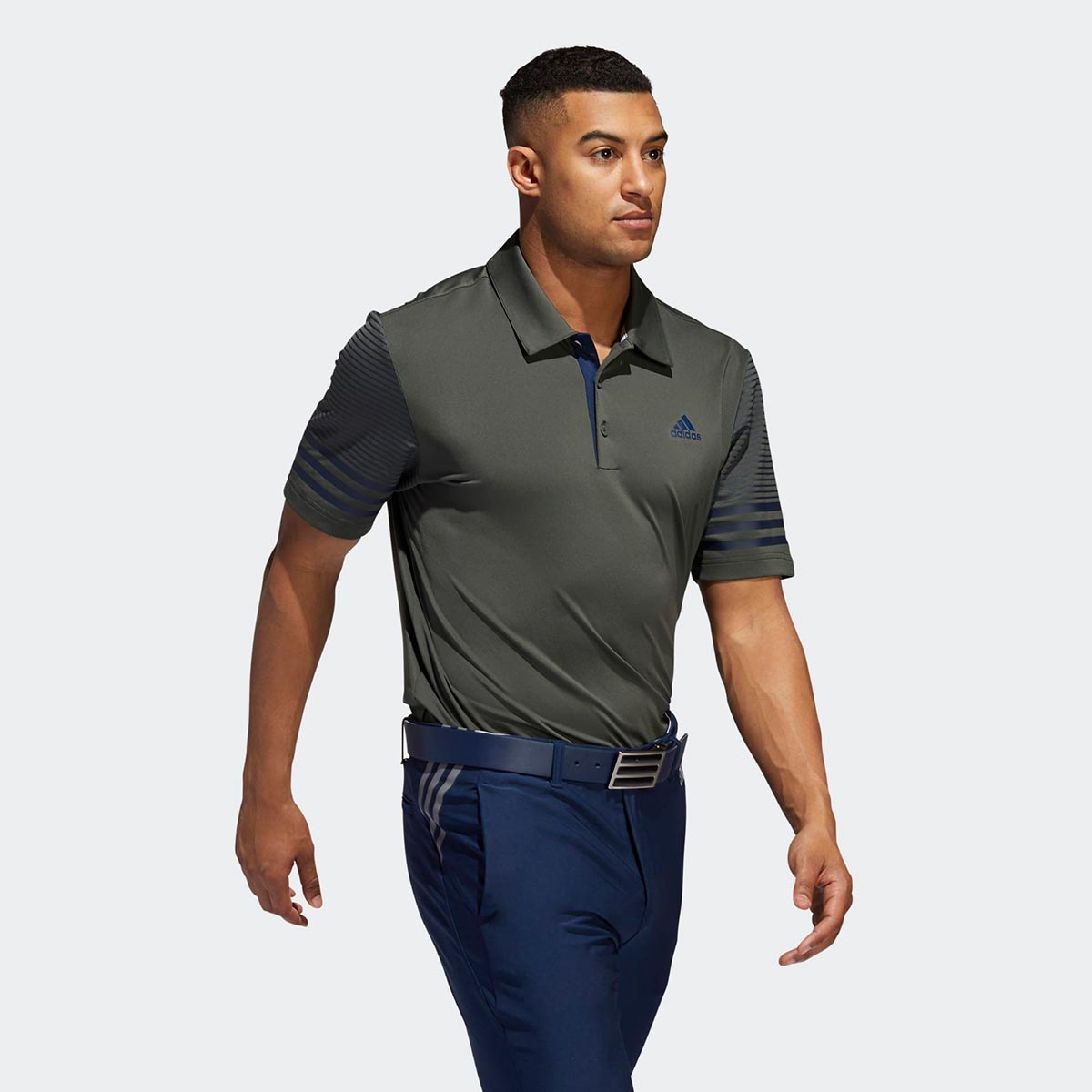 adidas golf ultimate gradient sleeve polo shirt